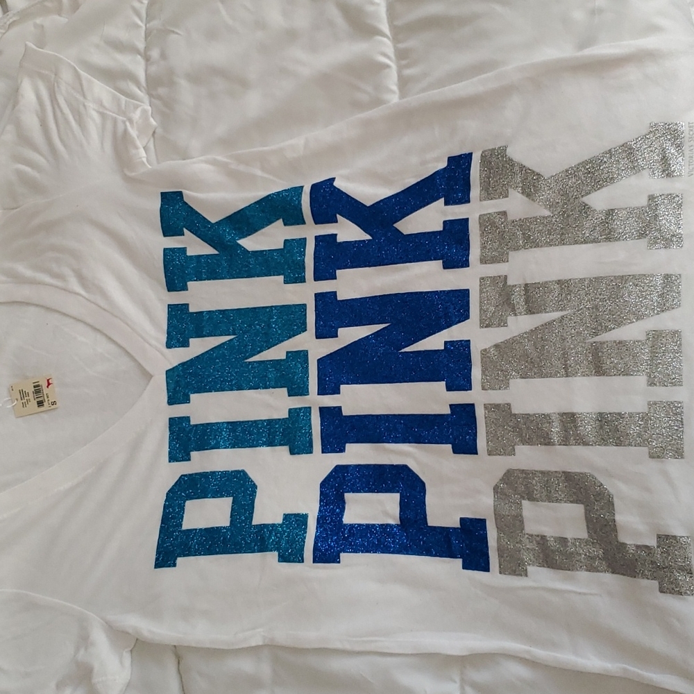 Pink brand. New, only one piece shirt. Size small.